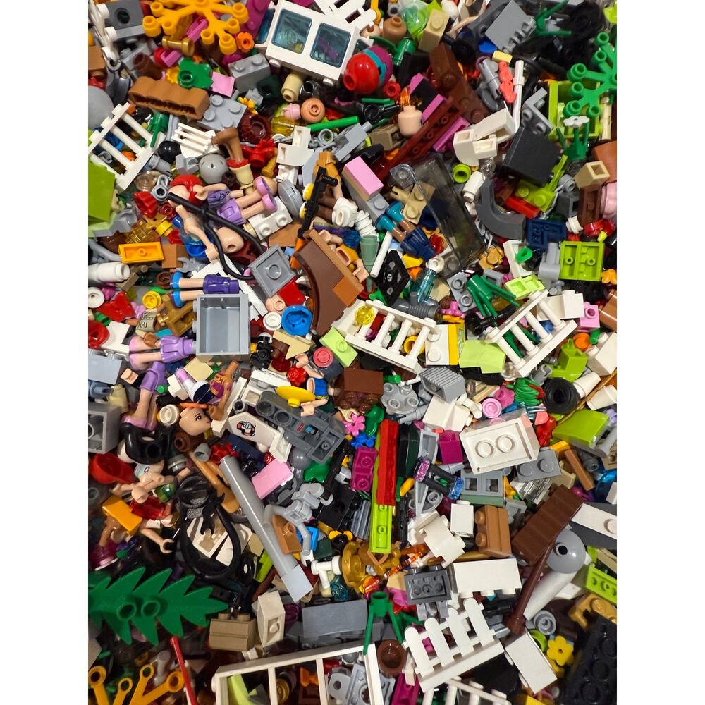 Lego Small pieces from Lego Friends 8 oz minifigure bricks Lego accessories
